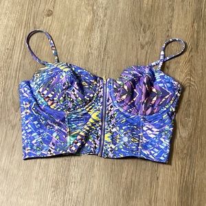 H&M Patterned Corset